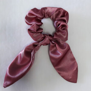 French Rose - Scarf scrunchie (Slim)