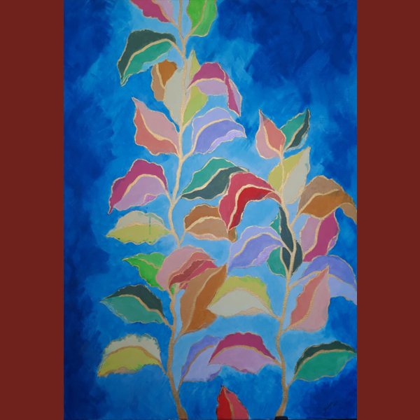 Autumn Leaves Acrylic Painting Petalsart Lk