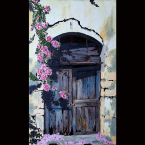 A Far Away Place- Acrylic textured painting